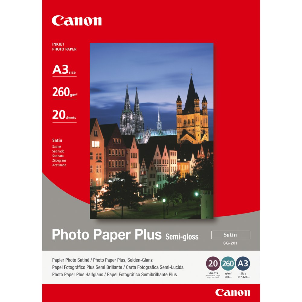Canon SG-201 Photo Plus semi-gloss A3, 260 g, 20 ark